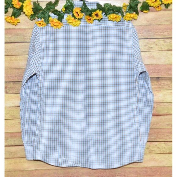 American Eagle Men's M Vintage Fit Button Front Long Sleeve Plaid Shirt Career - Picture 5 of 9